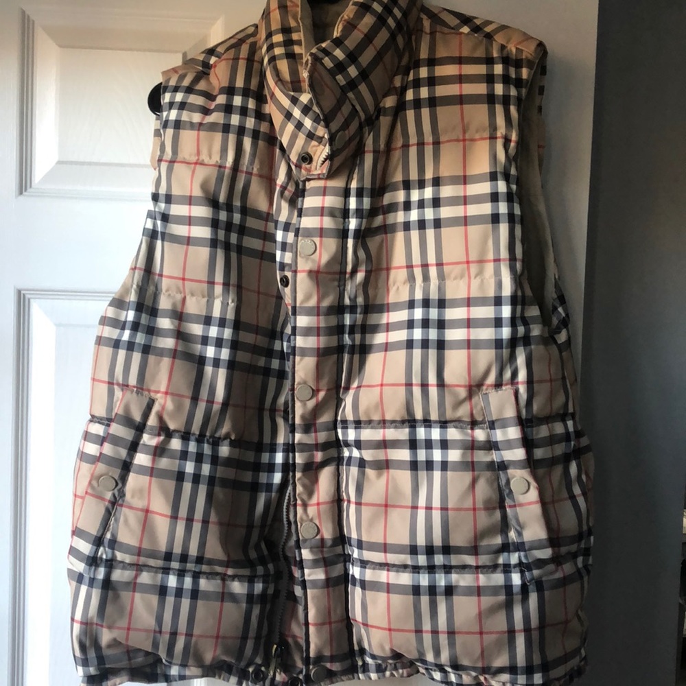 Reversible Burberry London Puffer Vest - Unisex